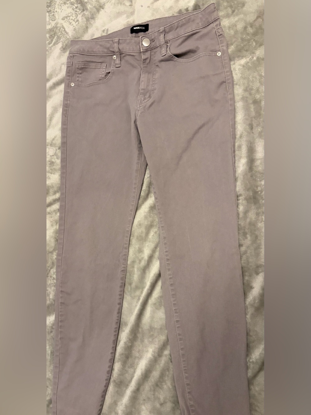 Fashion Nova Men's Slim Chinos in Dusty Taupe